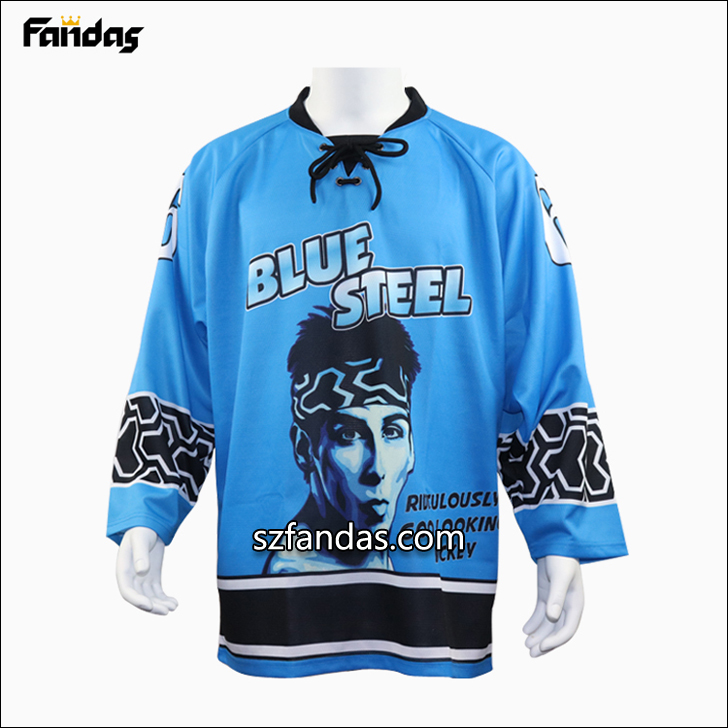 Custom make team order full sublimation printing ice hockey jersey