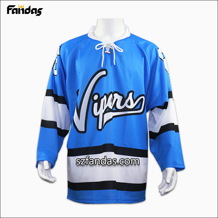 Make your own custom logo durable team ice hockey jersey