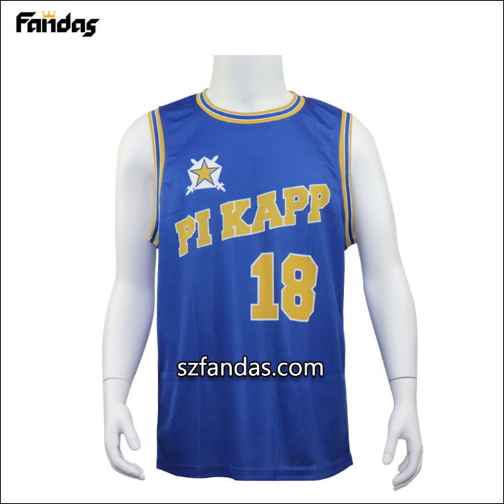 manufacturer cheap sublimation breathable 100% polyester custom basketball jersey