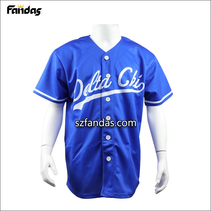 Oversize custom baseball shirts OEM logo baseball jersey