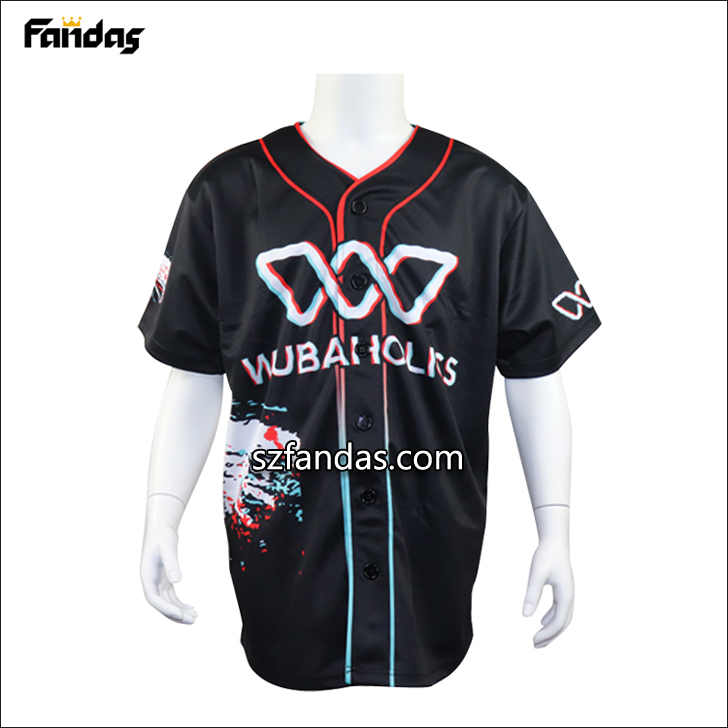 Quick fit high quality custom baseball jersey 