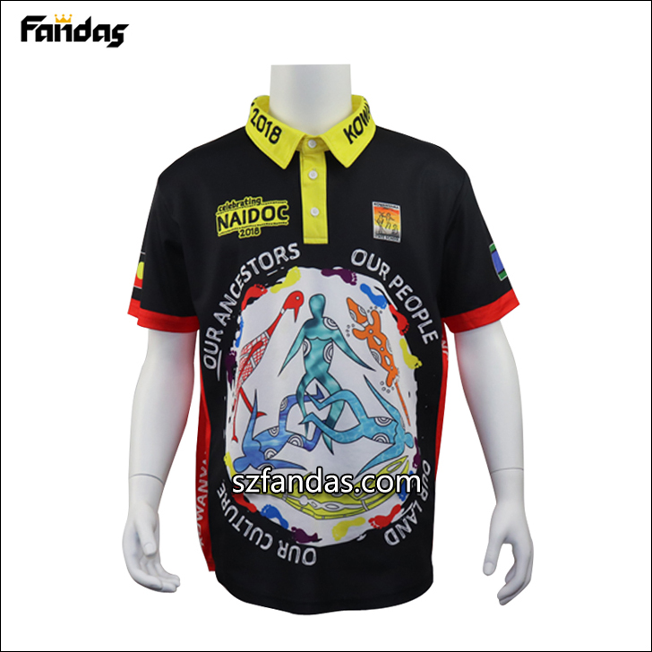 100 polyester dry fit sports running polo shirt